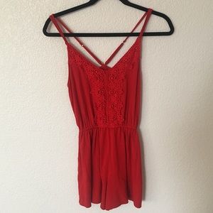 red romper